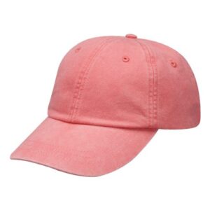 Optimum Pigment-Dyed Dad Hat - Coral