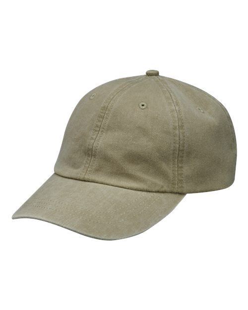 Optimum Pigment-Dyed Dad Hat - Khaki