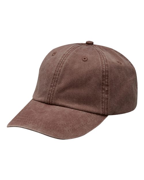 Optimum Pigment-Dyed Dad Hat - Mulberry