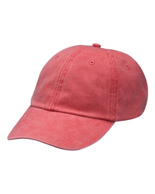 Optimum Pigment-Dyed Dad Hat - Poppy