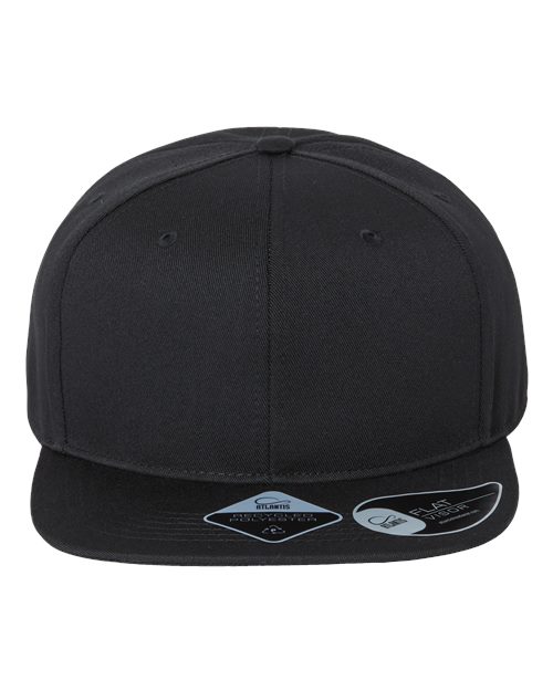 Sustainable Flat Bill Cap - Black