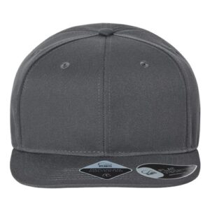 Sustainable Flat Bill Cap - Dark Grey