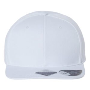 Sustainable Flat Bill Cap - White