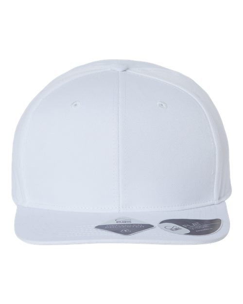 Sustainable Flat Bill Cap - White