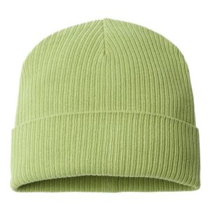 Sustainable Cuffed Beanie - Leaf Green