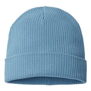 Sustainable Cuffed Beanie - Light Avio Blue