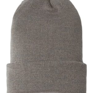 USA-Made Sustainable Cuffed Beanie - Grey