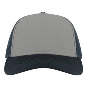 Sustainable Canvas Cap - Grey/ Navy