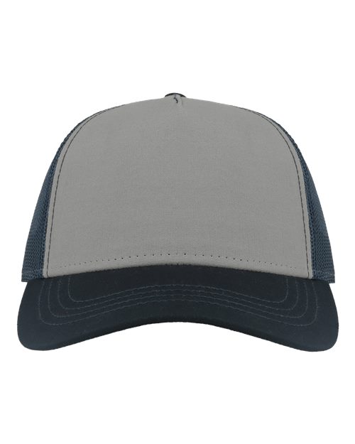 Sustainable Canvas Cap - Grey/ Navy