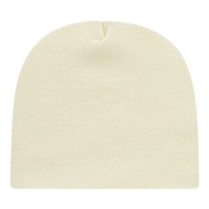 USA-Made 8 1/2" Beanie - Ivory