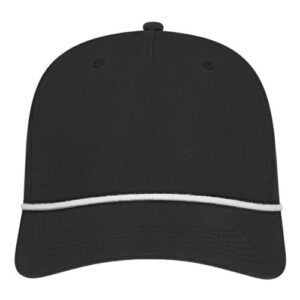 Athletic Rope Cap - Black/ White