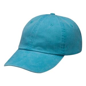Youth Pigment-Dyed Cap - Caribbean Blue