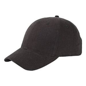 Brushed Twill Cap - Black