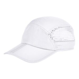 Foldable Bill Performance Cap - White