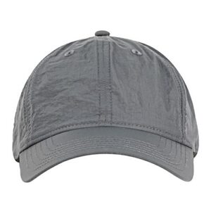 Crinkle Nylon Cap - Dark Grey