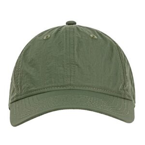 Crinkle Nylon Cap - Olive