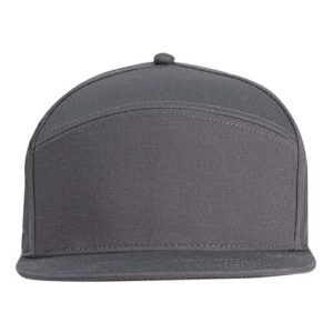 Hybrid Flat Bill Cap - Dark Grey