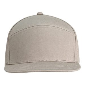Hybrid Flat Bill Cap - Light Khaki