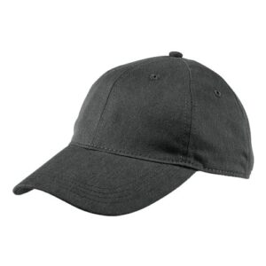 Pigment-Dyed Baseball Cap - Black