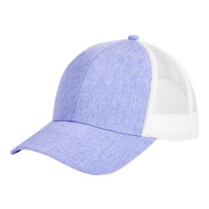Sport Trucker Cap - Heather Purple/ White