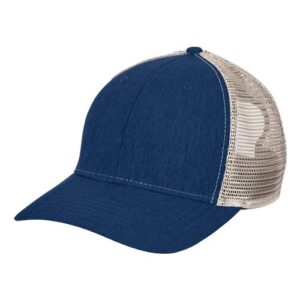 Sport Trucker Cap - Navy/ Tan