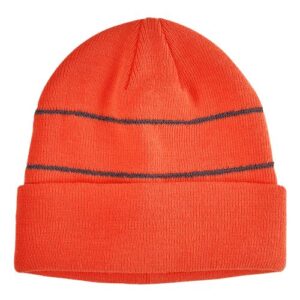 Reflective Cuffed Beanie - Neon Orange