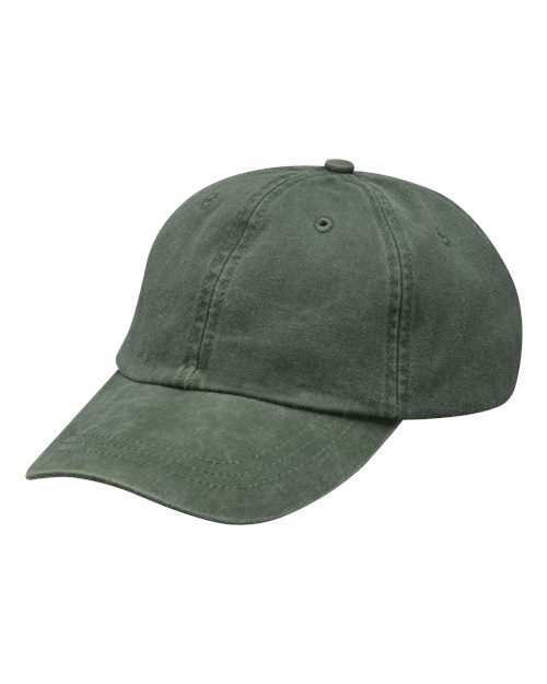 Optimum Pigment-Dyed Dad Hat - Spruce Green