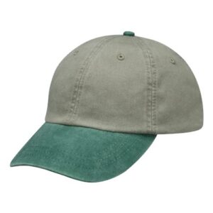 Optimum Pigment-Dyed Dad Hat - Stone/ Forest