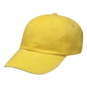 Optimum Pigment-Dyed Dad Hat - Lemon