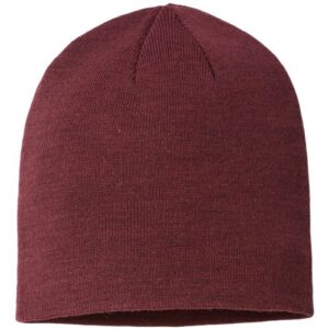 Sustainable Beanie - Burgundy Melange