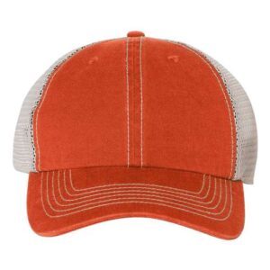 Trawler Cap - Orange/ Stone