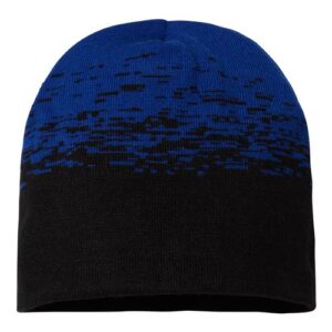 USA-Made Static Beanie - Black/ True Royal