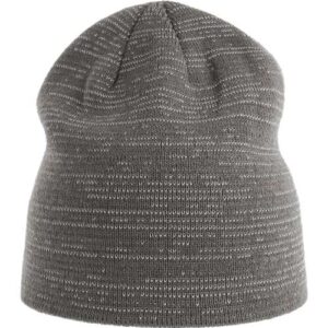 Sustainable Reflective Beanie - Dark Grey