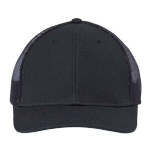 Sustainable Recy Three Trucker Cap - Black/ Black