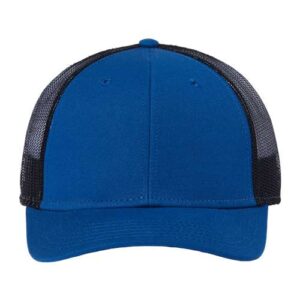 Sustainable Recy Three Trucker Cap - Royal/ Black