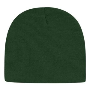 USA-Made 8 1/2" Beanie - Forest Green